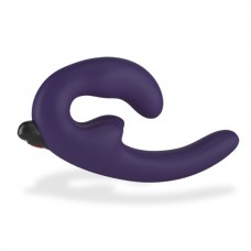 Безремневой страпон с вибрацией Sharevibe фиолетовый (26266)