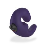 Безремневой страпон с вибрацией Sharevibe фиолетовый