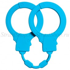 Силиконовые наручники Stretchy Cuffs Turquoise (4008-03Lola)