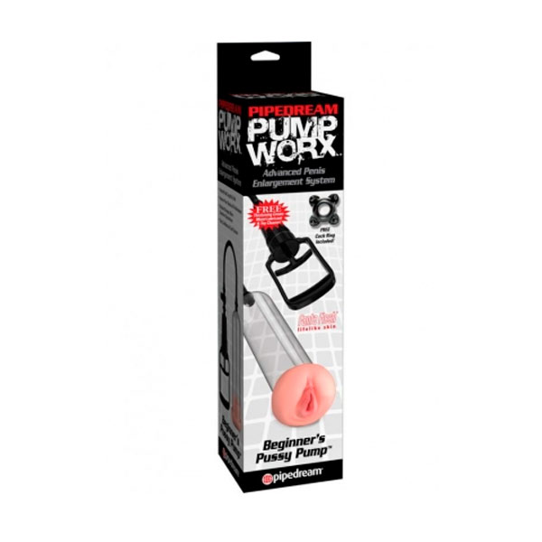 Вакуумная помпа для мужчин Pump Worx Beginner's Pussy Pump (PD3288-00)
